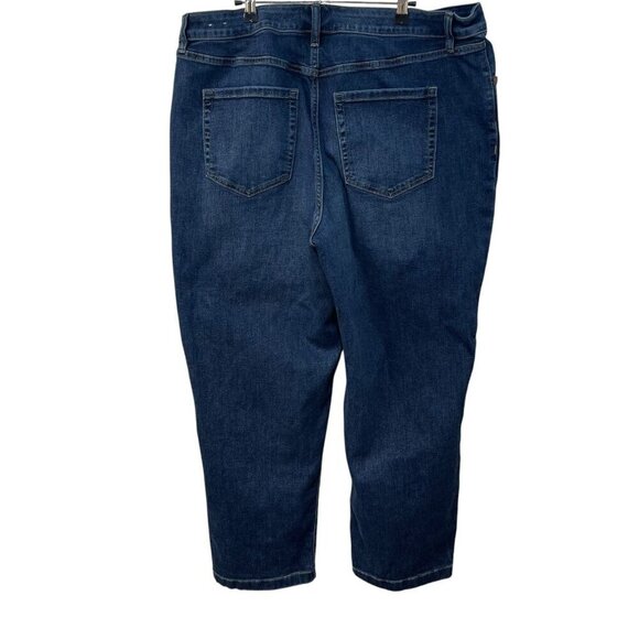 Lane Bryant FLEX MAGIC WAISTBAND MID-RISE STRAIGHT Jeans Blue Plus Size 18L - Picture 6 of 7